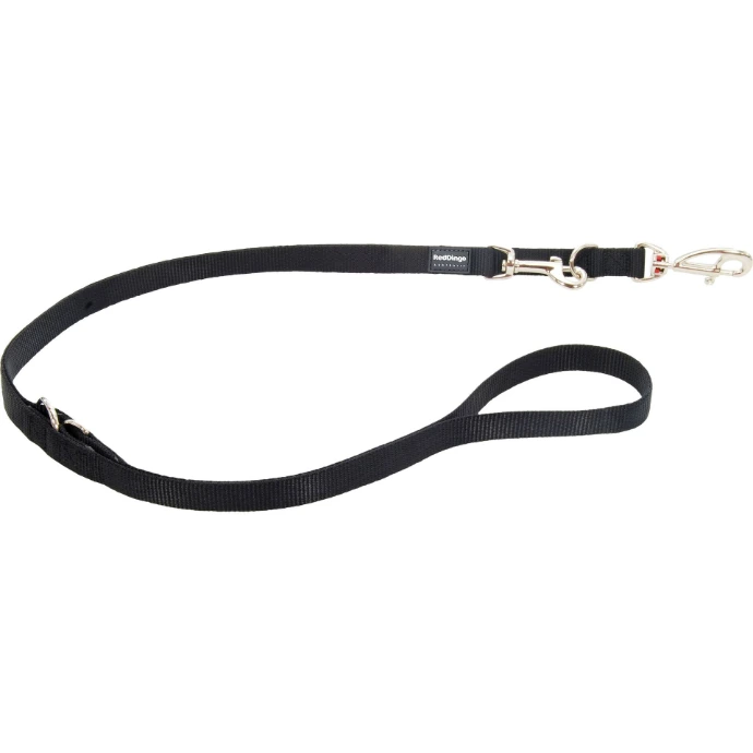 Laisse 3 positions Red Dingo Basic noire Taille : T2
