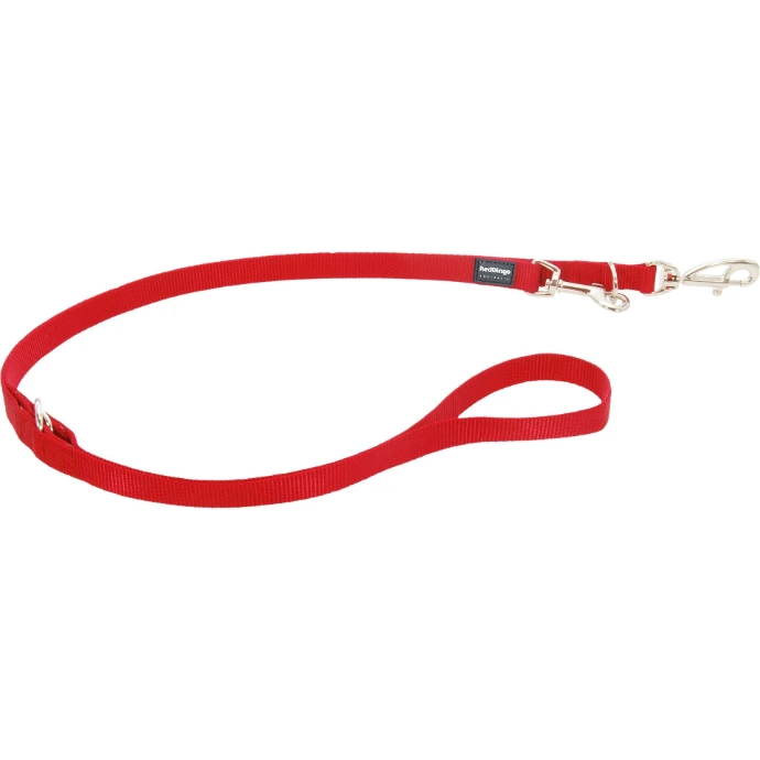 Laisse 3 positions Red Dingo Basic rouge Taille : T3