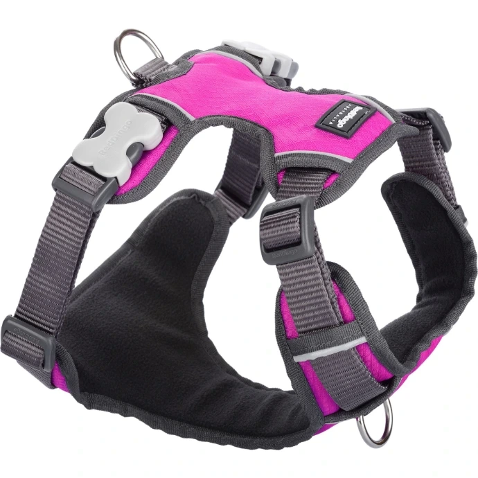 Harnais chien Red Dingo rembourré Rose Taille : T3