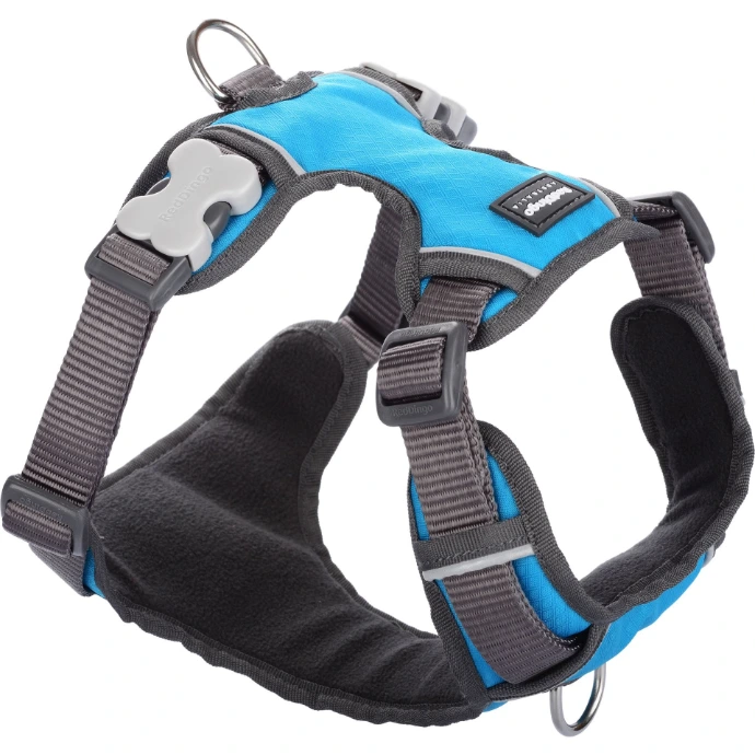 Harnais chien Red Dingo rembourré Turquoise Taille : T5