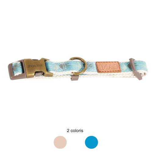 Collier chien Taiga Zolux bleu :  Bleu - Taille : T1