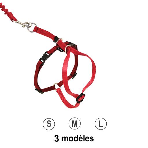 Harnais chat Easy Walkrouge S