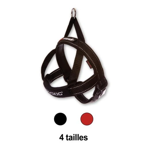 Harnais QuickFit Ezydog noir taille M