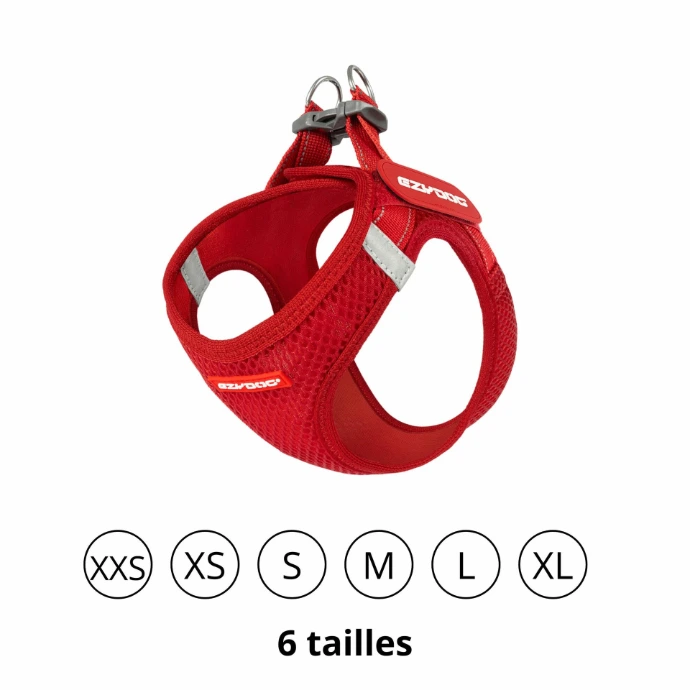 Harnais Mesh Formfit rouge - XL