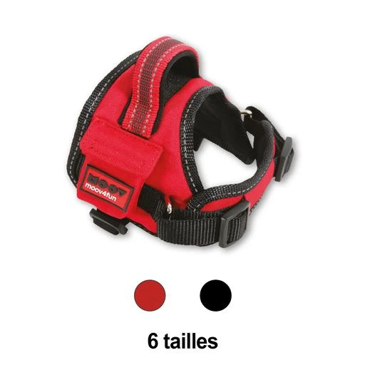 Harnais Confort Moov Rouge Taille : M