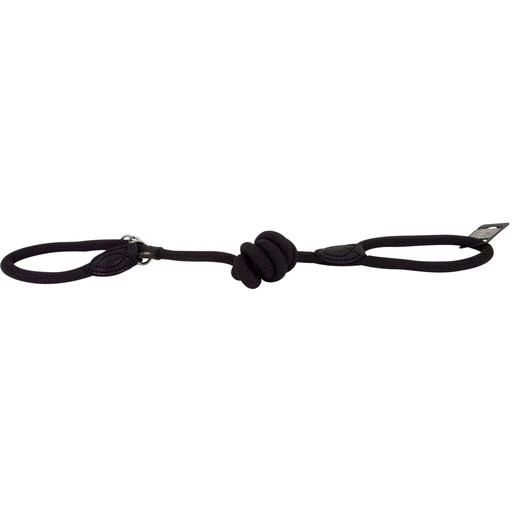 Laisse-lasso corde Run Around noire Taille : T3