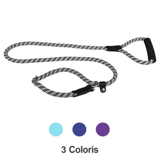 Laisse-lasso réfléchissante Run Around turquoise Taille : T3