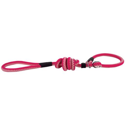 Laisse lasso corde fluo rose et fuchsia Taille : T2