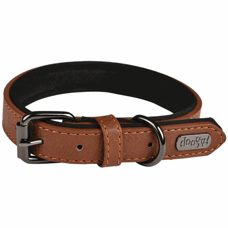 Collier chien Simili Basics Marron Taille : T30