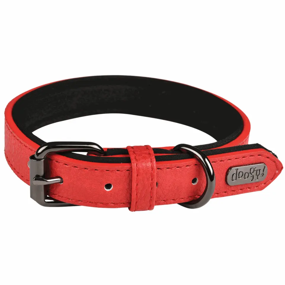 Collier chien Simili Basics Rouge Taille : T45