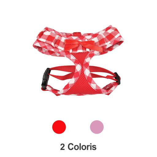Harnais Air Mesh Vichy Rouge Taille : XS