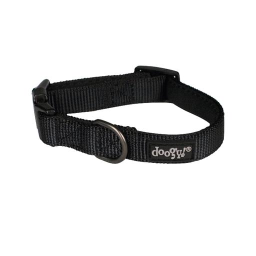 Collier nylon chien Classica Noir Doogy Taille : XS
