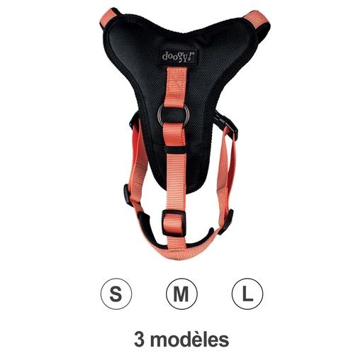 Harnais nylon chien Classica Pêche Doogy Taille : L