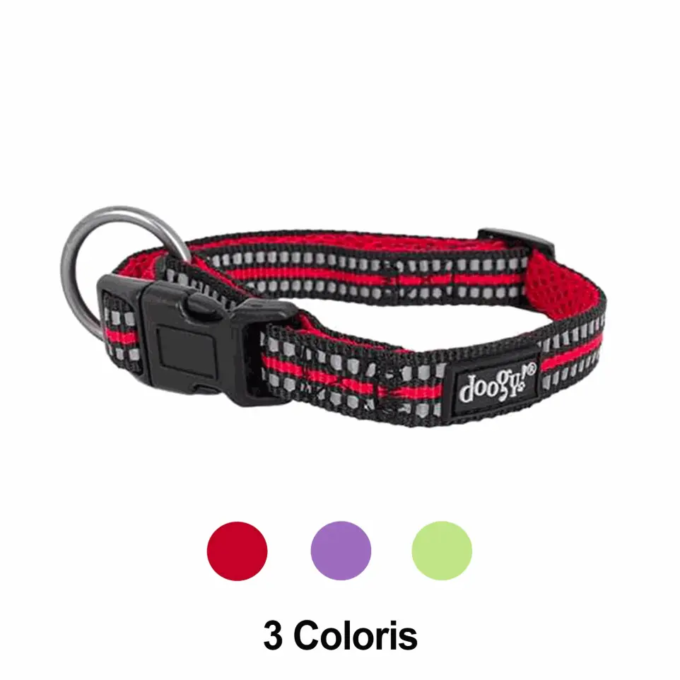 Collier chien rouge Sport Doogy T L