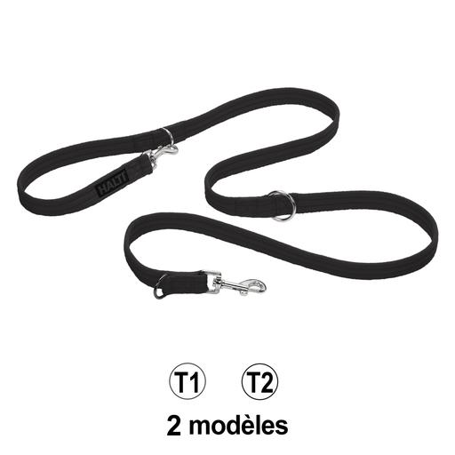 Laisse d'éducation Halti 3 positions noire T1