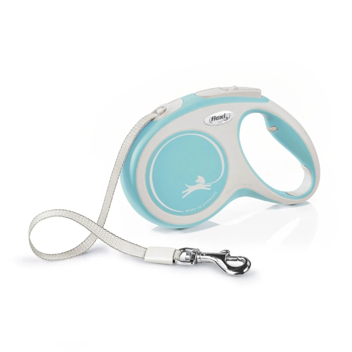 Flexi New Comfort bleu ciel sangle 5m : M