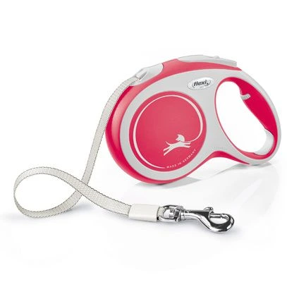 Flexi New Comfort Rouge sangle 8m : L