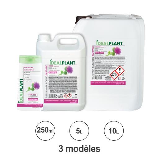 Shampoing blanc à la Bardane IdealPlant : 250ml