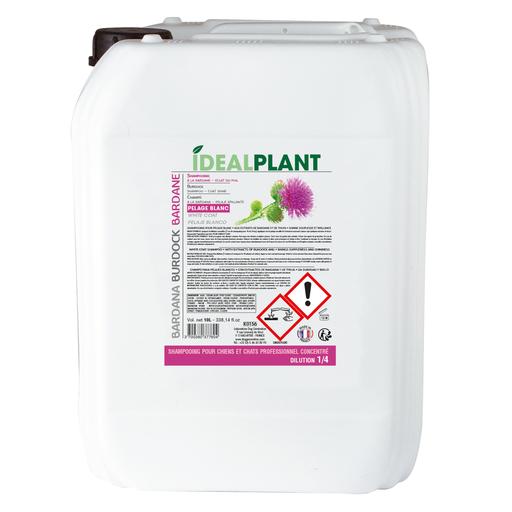 Shampoing blanc à la Bardane IdealPlant : 10L