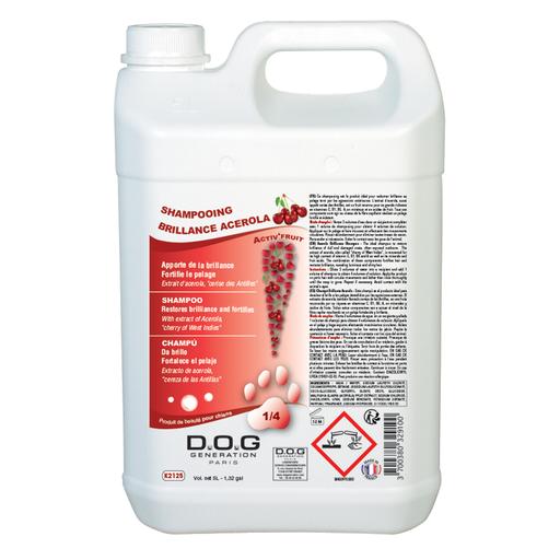 Shampoing Brillance Acerola Dog Generation : 5 litres