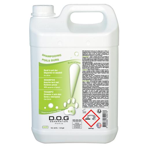 Shampoing Poils Durs Dog Generation : 5 litres