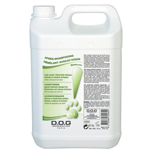 Après-Shampooing démêlant Avocat-Vison Dog Generation : 5 litres