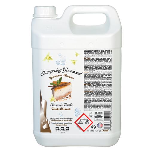 Shampooing Gourmand Cheesecake Vanille : 5 litres