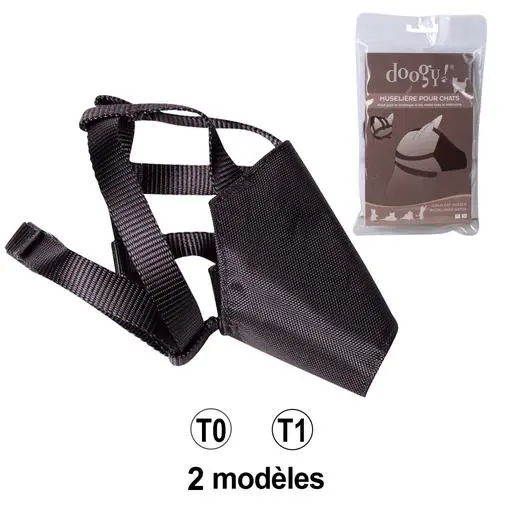 Muselières nylon chat Doogy Taille : T1