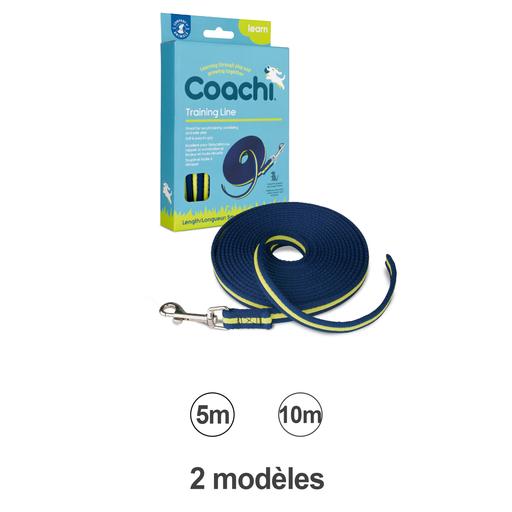 Longe Coachi bleue marine et citron : 5 m