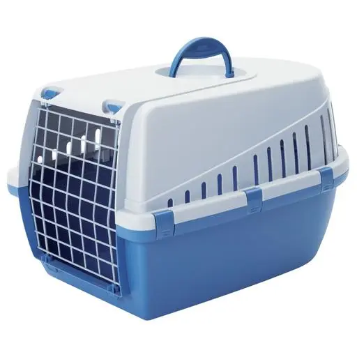 Cage de transport Trotters bleue Taille : L