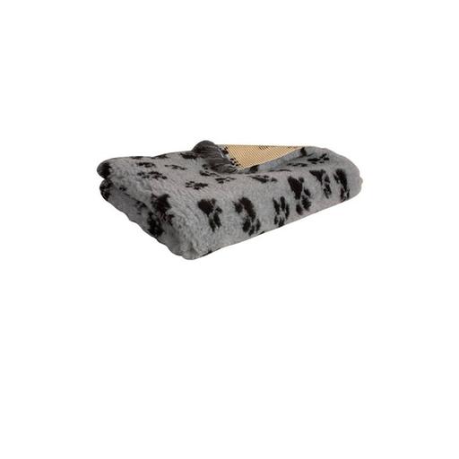 Tapis Vet gris motif pattes S