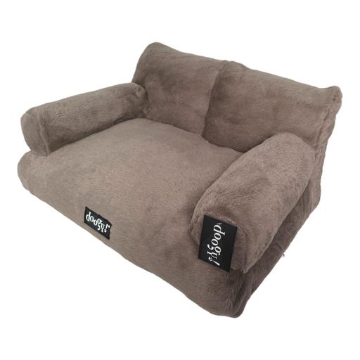Fauteuil "Calinou" gris - 68x48x33 cm