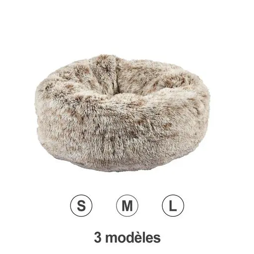 Donut Poilu Beige : Taille M