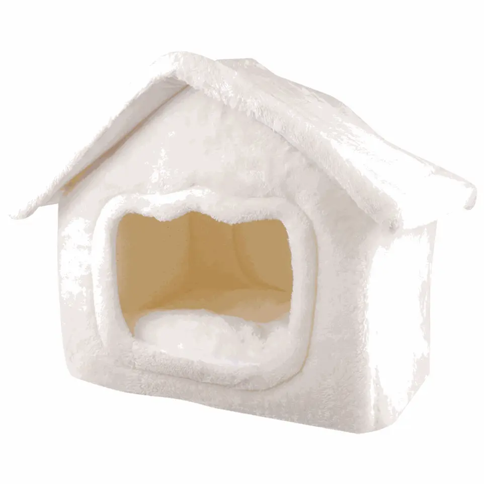 Maison Pour Chat Et Chiens Daily Couleur : Blanc