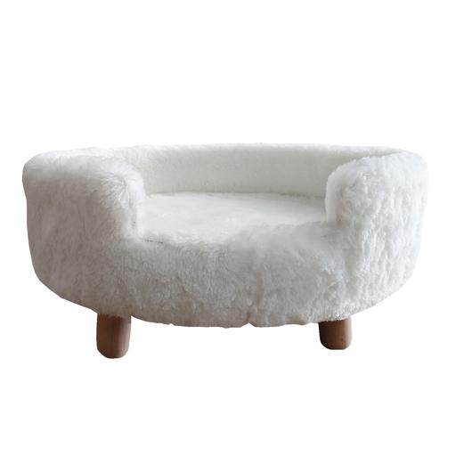 Sofa Dalvy pour chat et petit chien : Blanc
