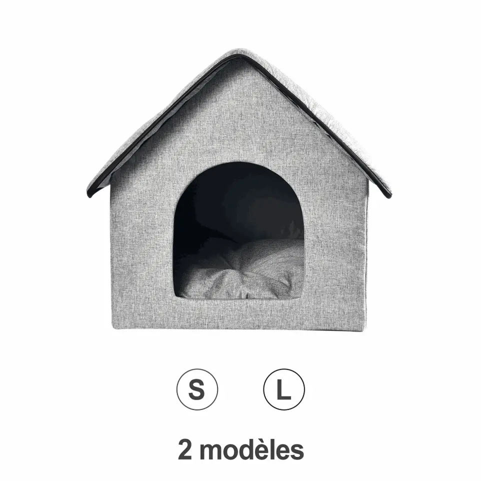 Maison Cozy Home Grise : Taille L