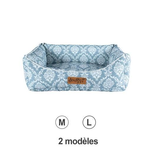 Sofa baroque chic 55cm gris