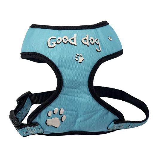 Harnais tee-shirt chien fantaisie doogy bleu "Good Dog" Taille : XS