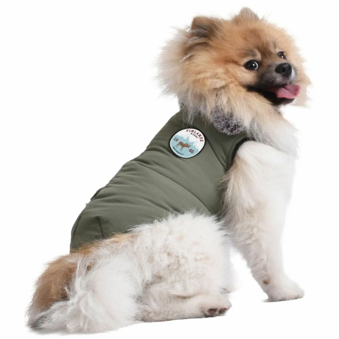 Manteau pour chien Finlande vert : Taille 30S
