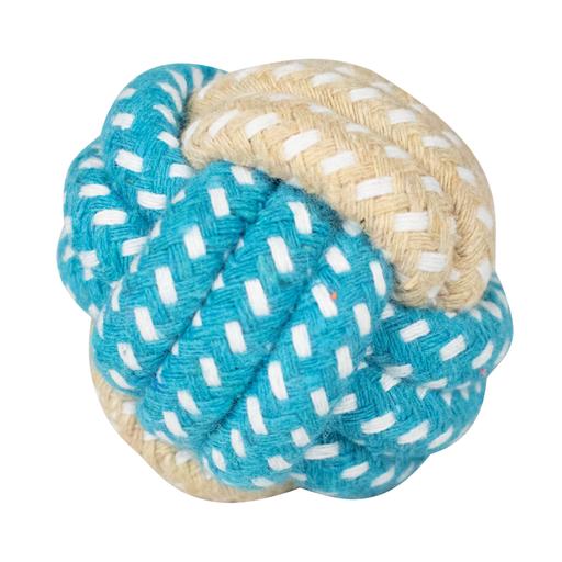 Balle Corde bleu et beige : 5 cm