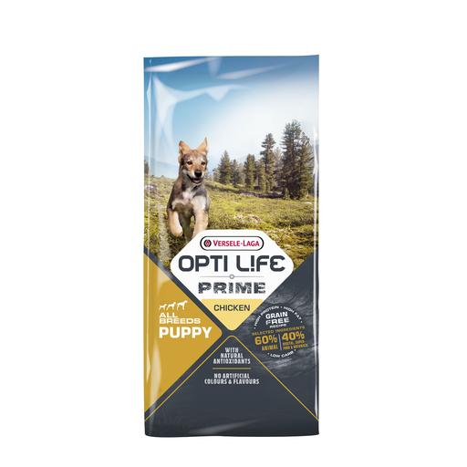 Croquettes Opti Life Prime chiot Poulet : 12.5 KG