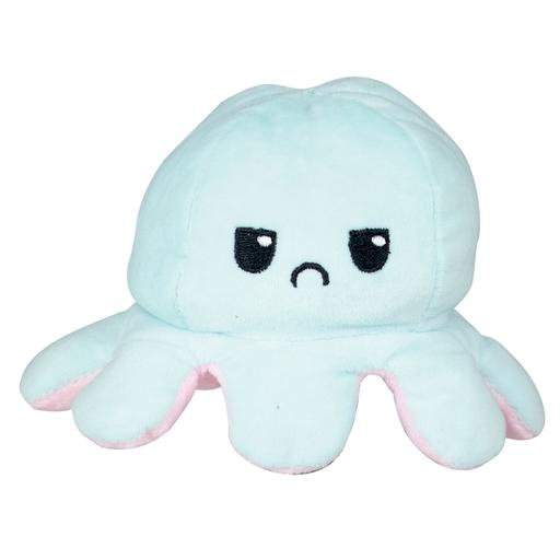 Peluche pieuvre reversible : 19 cm