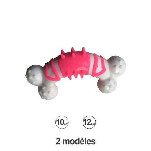 Jouet Os bi-matière Doogy : 10 cm