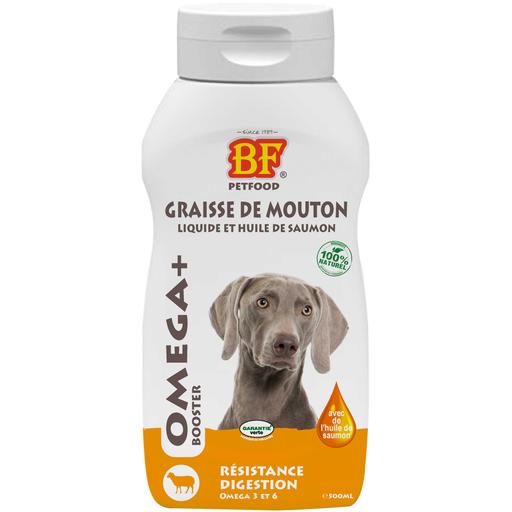 Graisse de mouton pour chien Biofood : 500ml