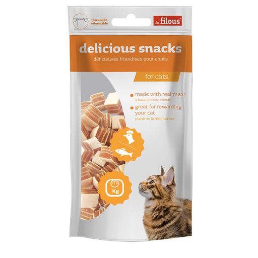 Cubes au poulet et poisson - 50 gr