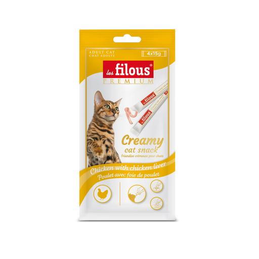 Friandise crémeuse Poulet avec Foie de poulet - 60 grammes